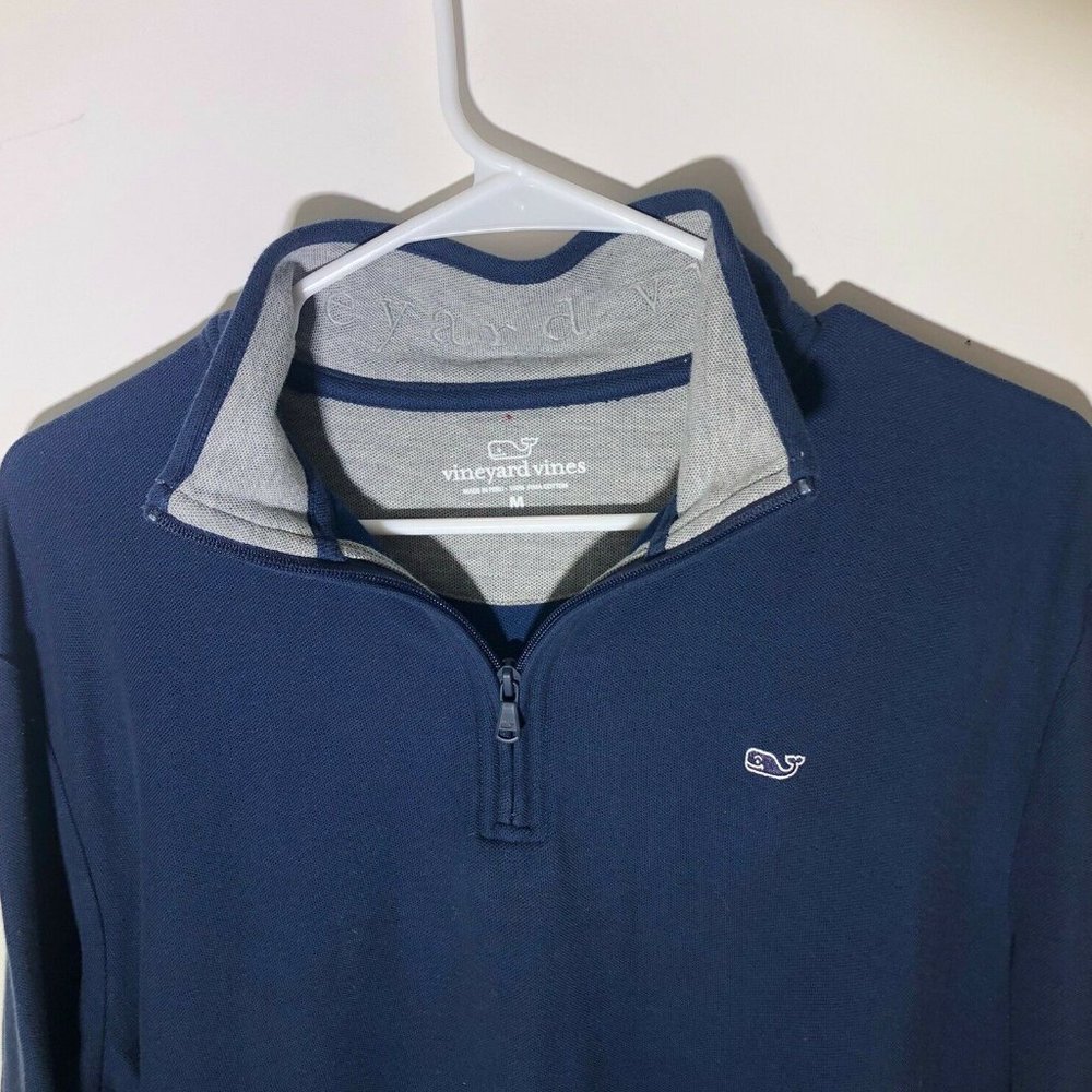 Vineyard Vines Men's Navy Blue Pullover Sweater M
